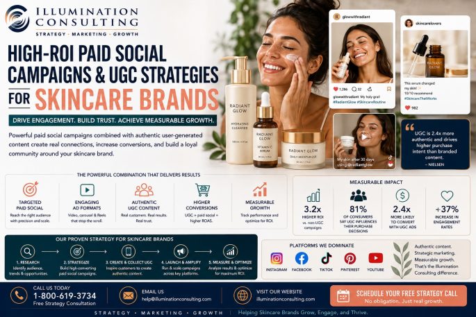 High-ROI Paid Social Campaigns and User Generated Content Strategies for Skincare Brands