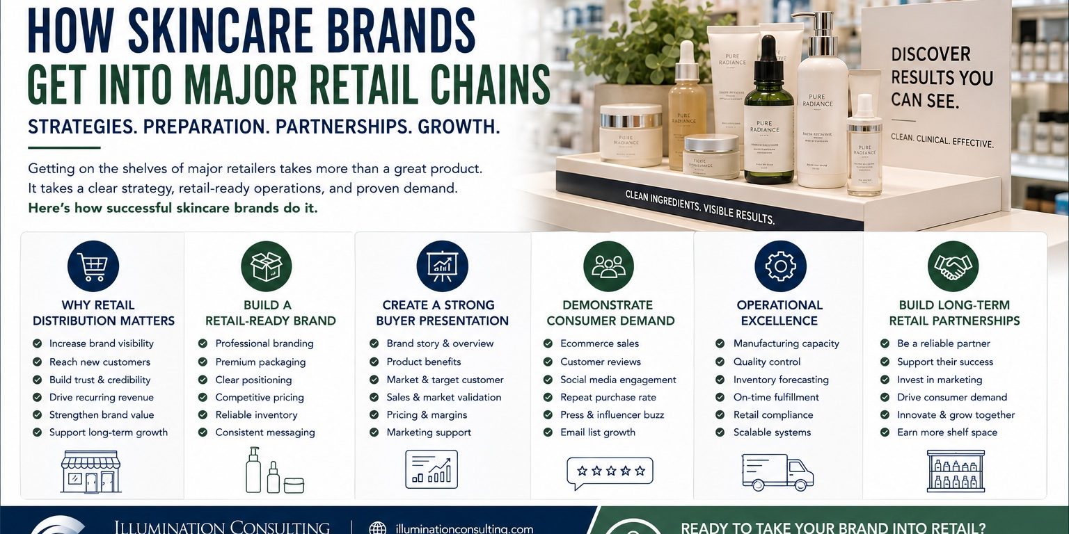 How Skincare Brands Get Into Major Retail Chains