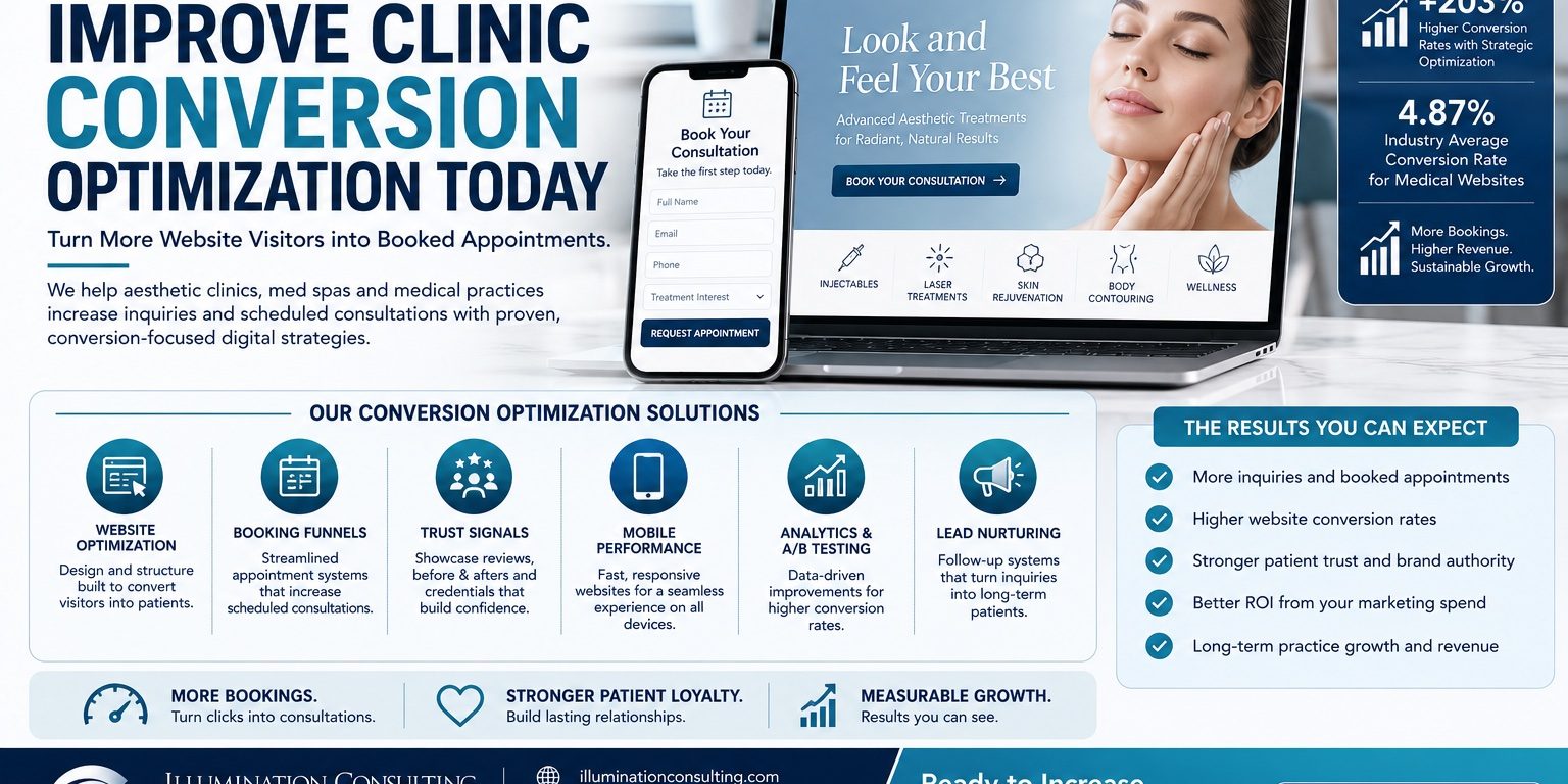 Improve Clinic Conversion Optimization Today