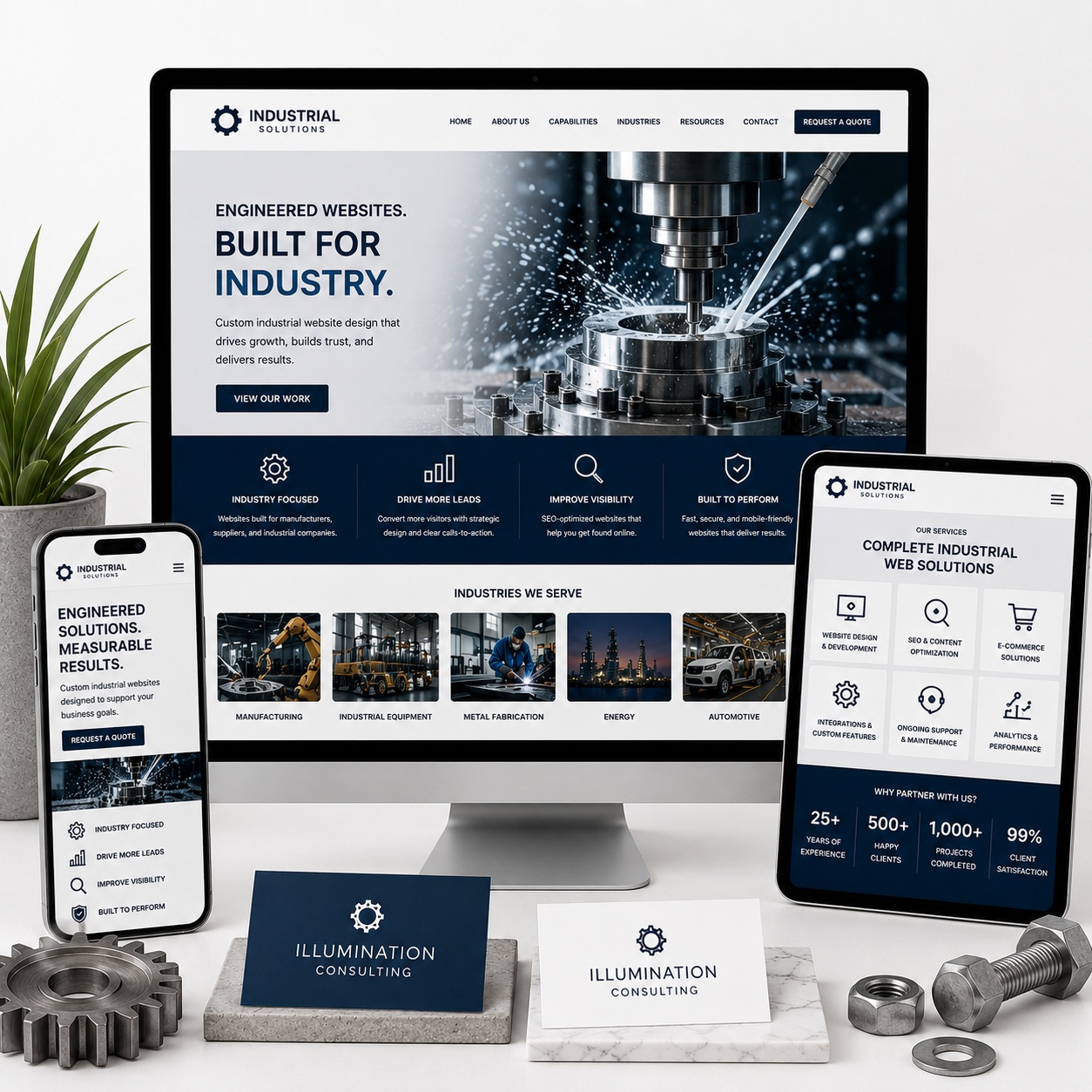 Industrial Website Design Built for Industry Success