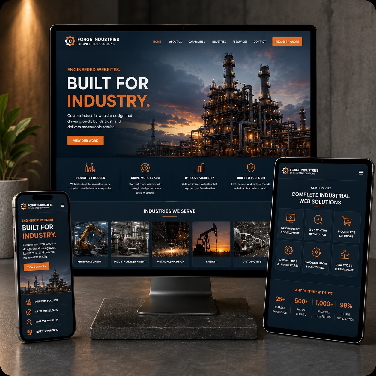 Industrial Website Design Services