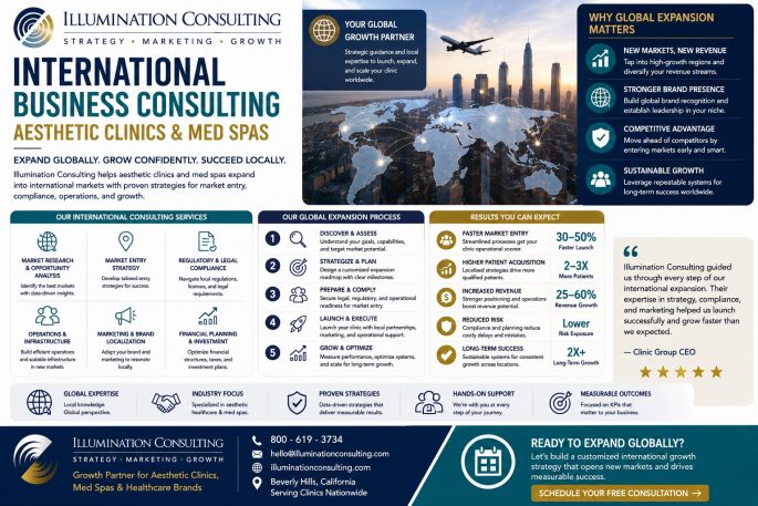 International Business Consulting Aesthetic Clinics & Med Spas