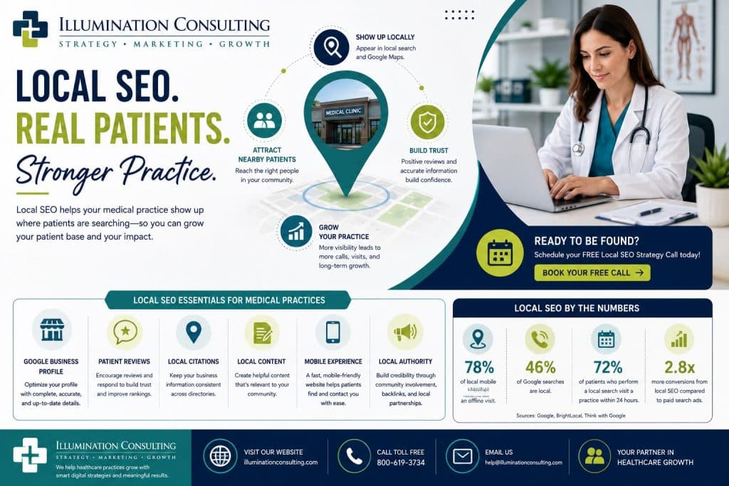 Local SEO For Medical Practics Get Real Patients 1024x683 Local SEO for Medical Practics Get Real Patients