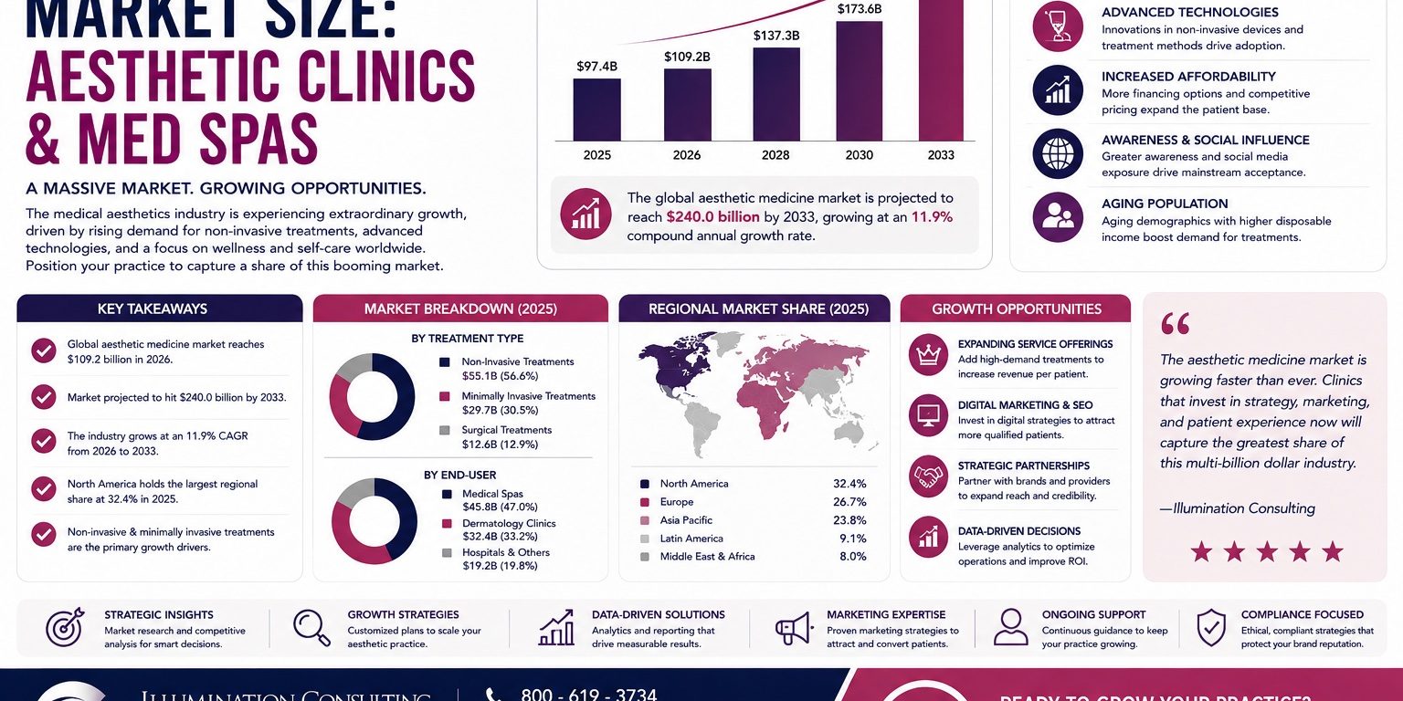 Market Size Aesthetic Clinics & Med Spas