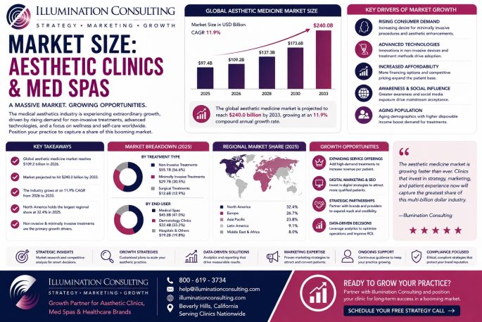 Market Size Aesthetic Clinics & Med Spas