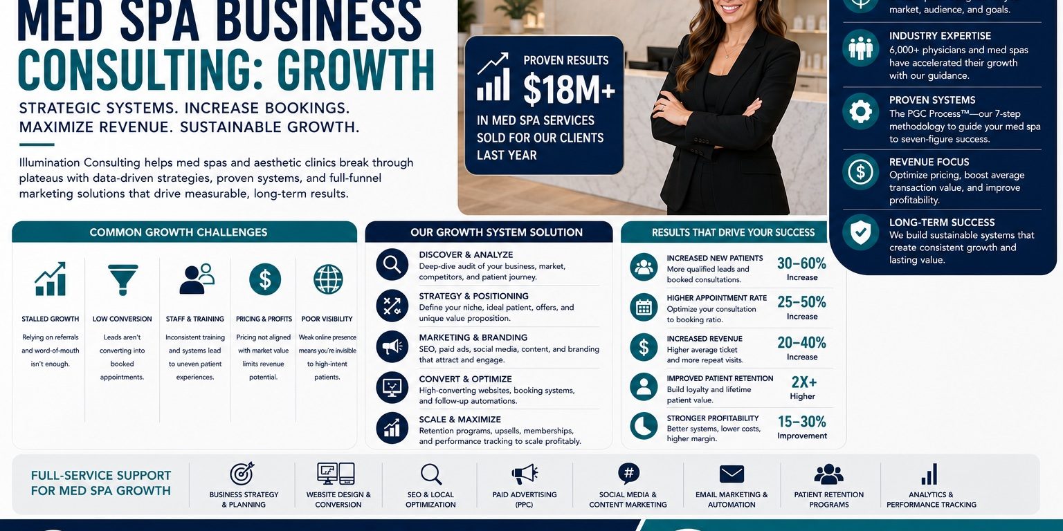 Med Spa Business Consulting Growth