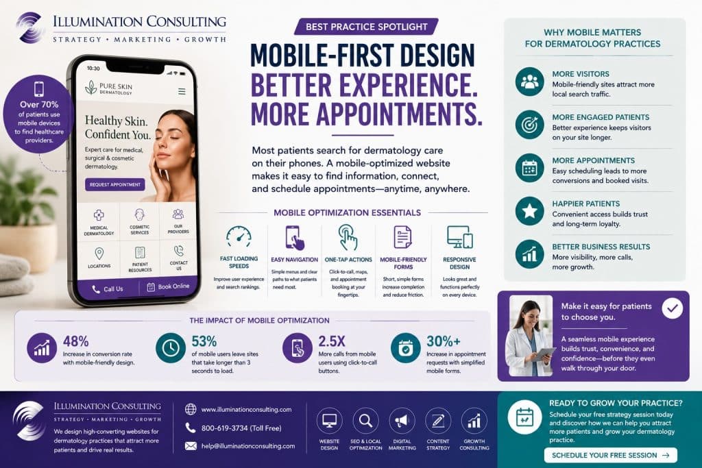 Mobile Friendly Dermatology Website Design 1024x683 Mobile Friendly Dermatology Website Design