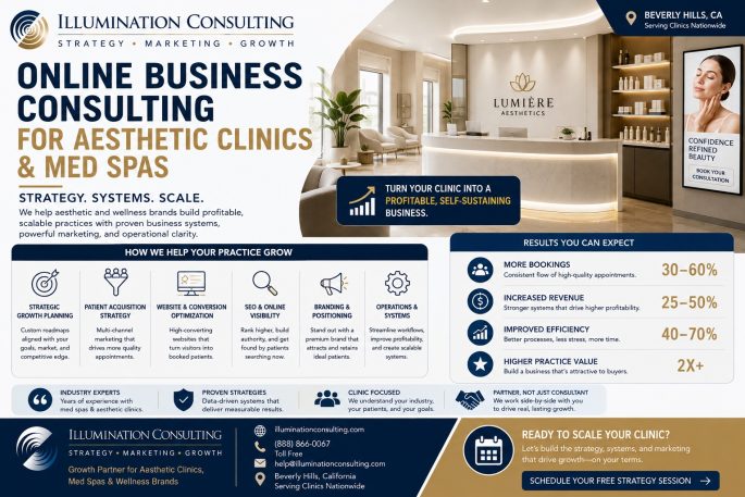 Online Business Consulting Aesthetic Clinics & Med Spas