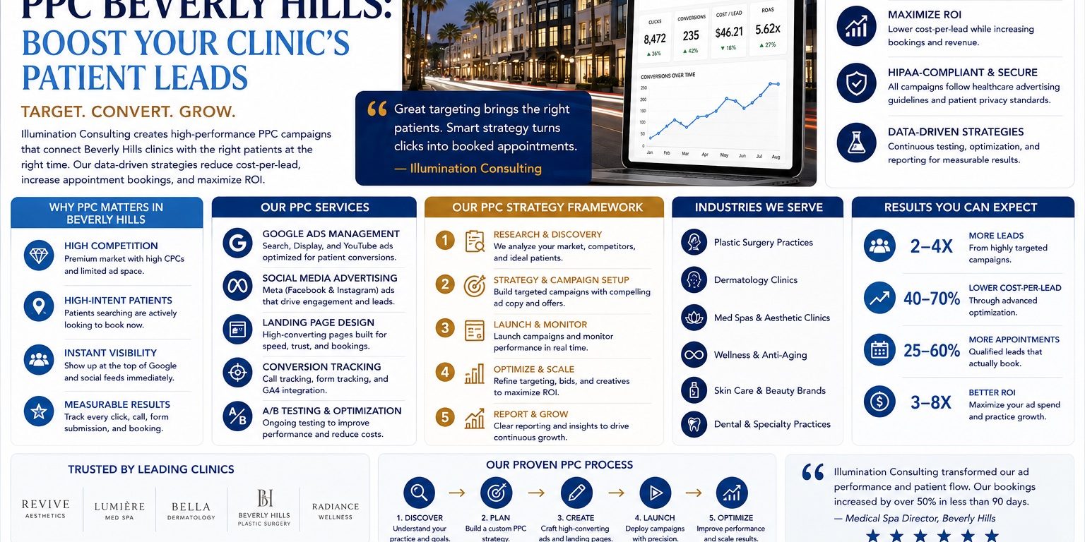 PPC Beverly Hills Boost Your Clinic's Patient Leads