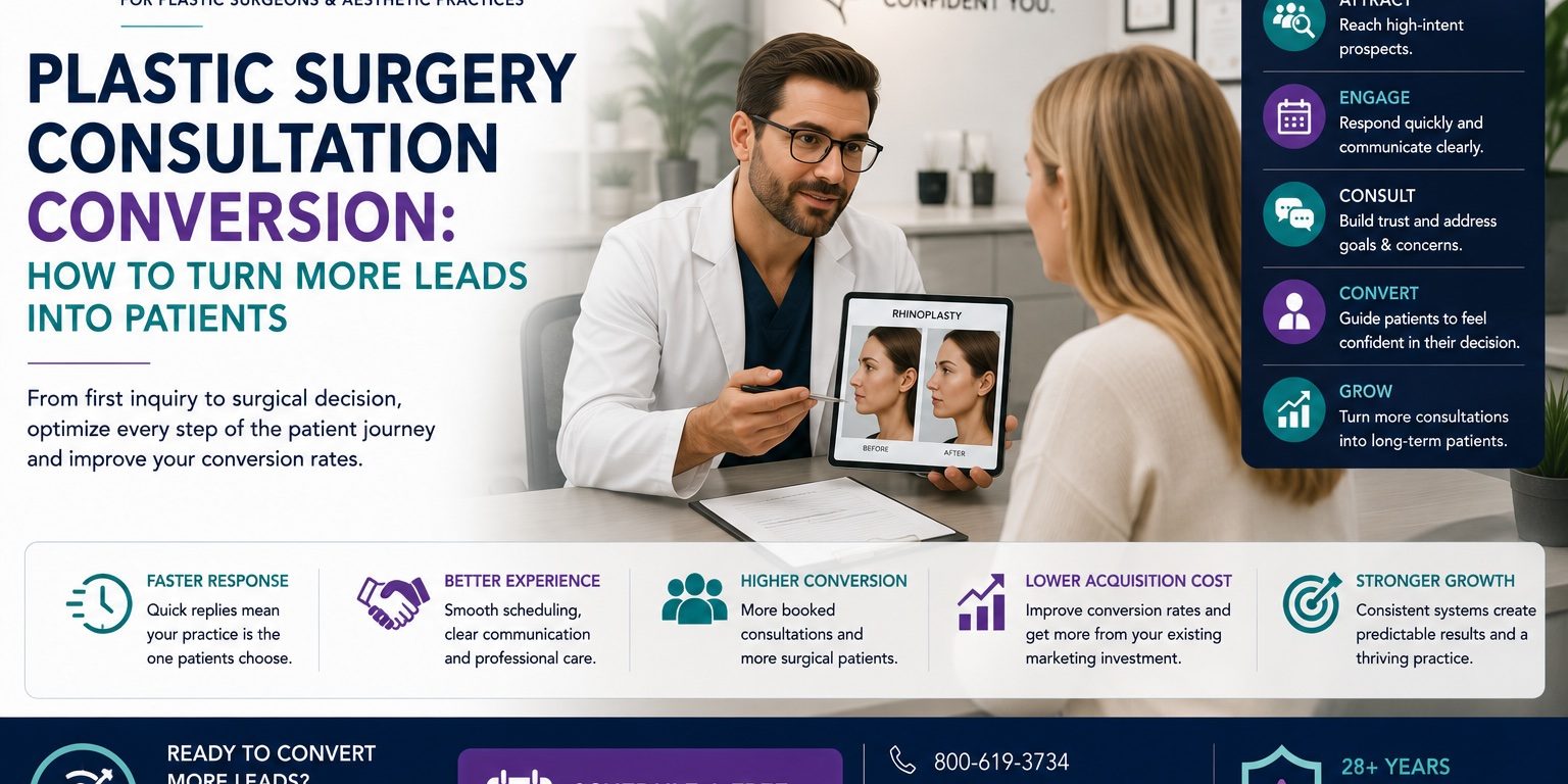 Plastic Surgery Consultation Conversion How to Turn More Leads Into Patients