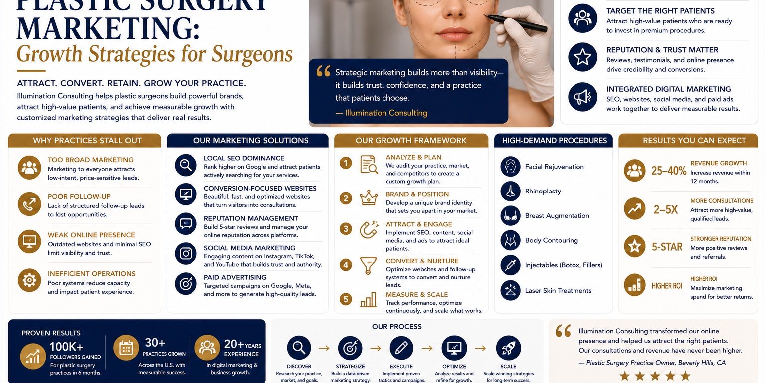 Plastic Surgery Marketing Growth Strategies for Surgeons