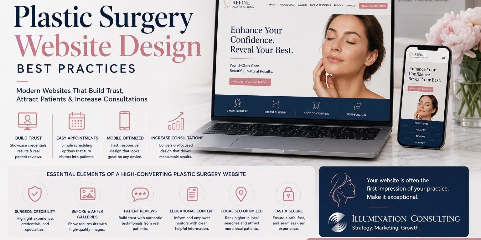 Plastic Surgery Website Design Best Practices That Increase Consultations