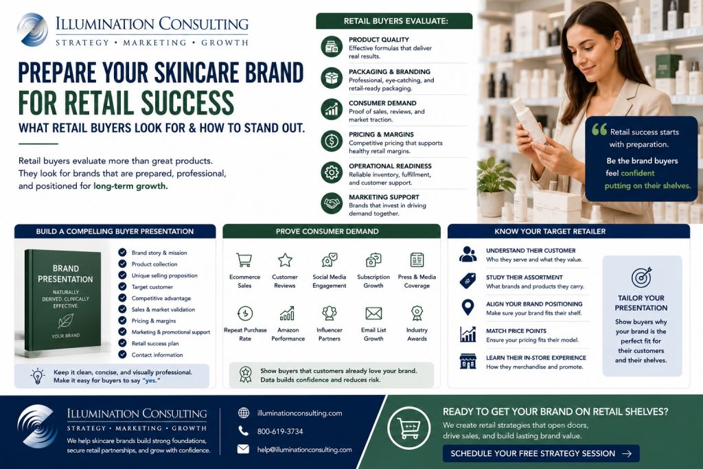 Prepare Your Skincare Brand for Retail Success