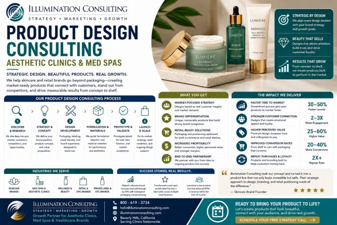 Product Design Consulting Aesthetic Clinics & Med Spas