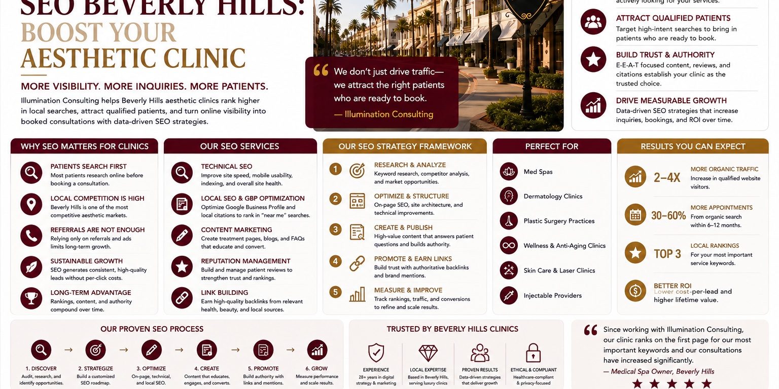 SEO Beverly Hills Boost Your Aesthetic Clinic SEO Beverly Hills Boost Your Aesthetic Clinic