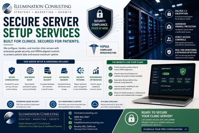 Server Setup Services Securing Your Clinic Server