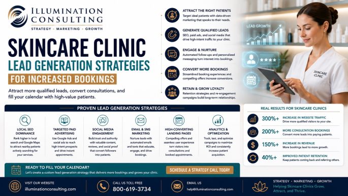 Skincare Clinic Lead Generation Strategies for Increased Bookings Skincare Clinic Lead Generation Strategies for Increased Bookings