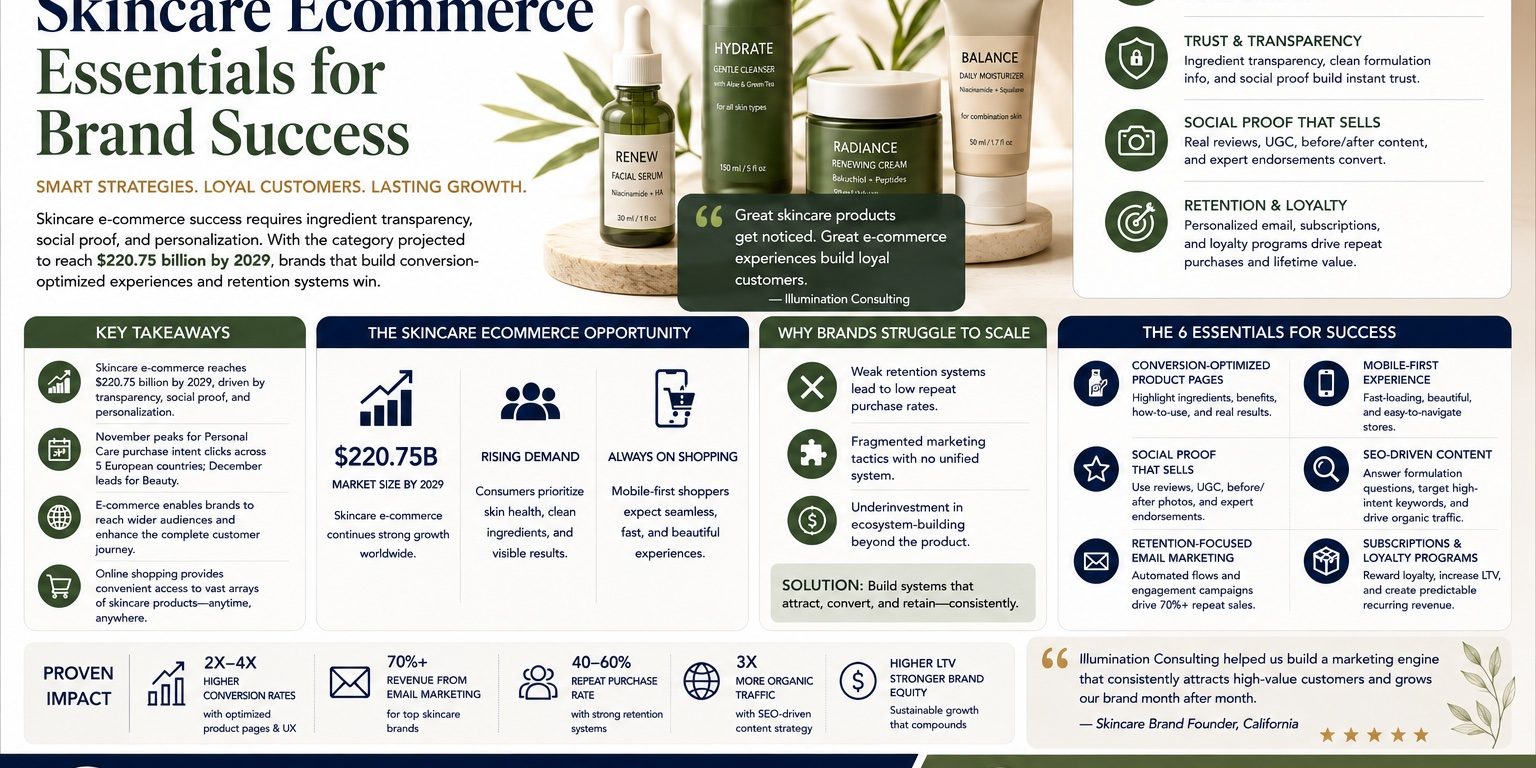 Skincare Ecommerce Essentials for Brand Success