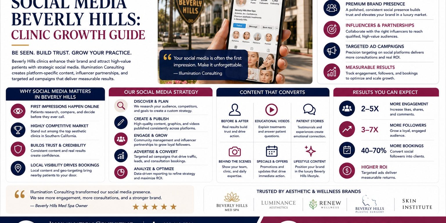 Social Media Beverly Hills Clinic Growth Guide