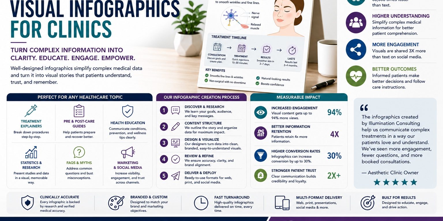 Visual Infographics for Clinics Visual Infographics for Clinics