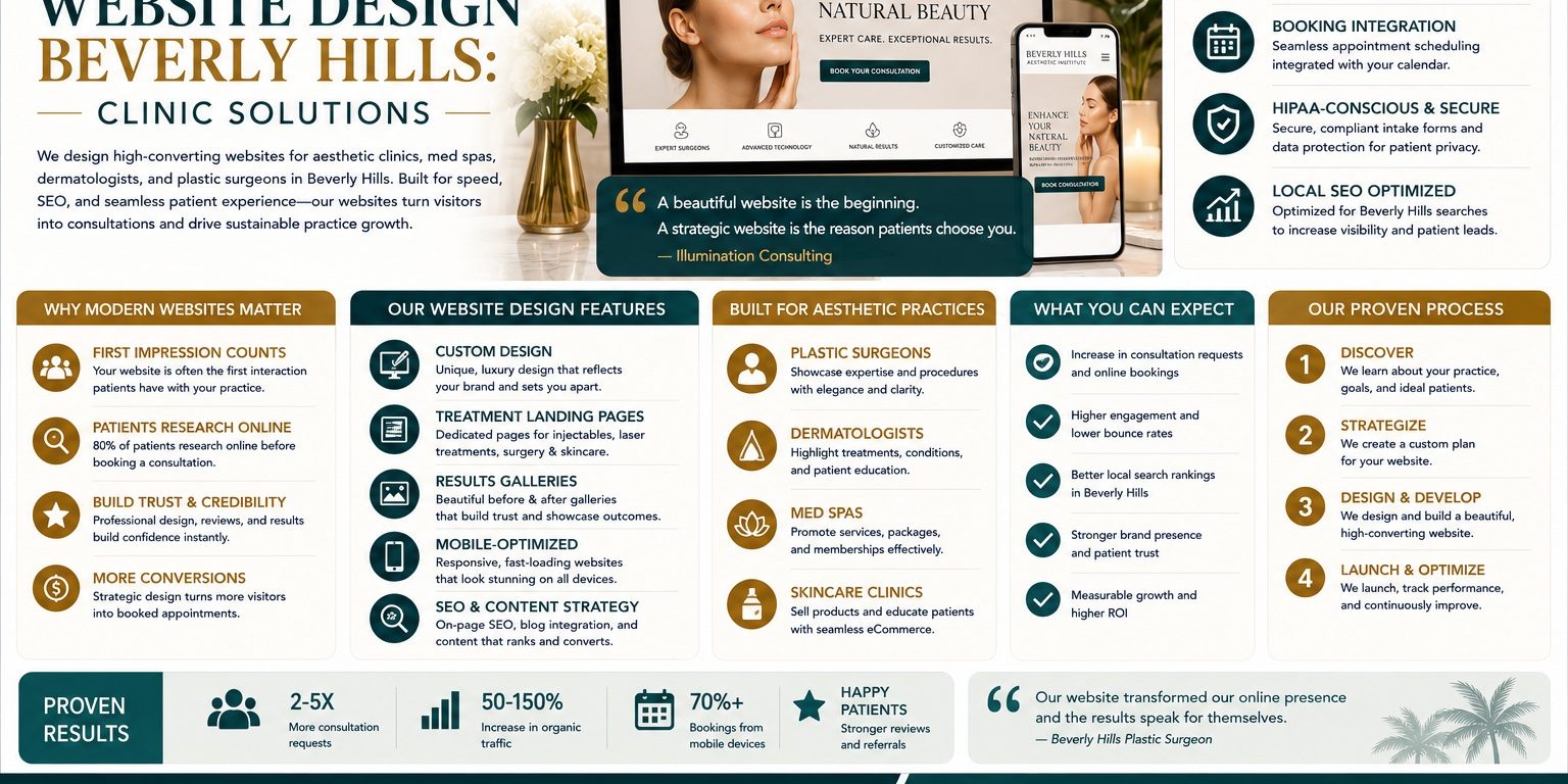 Website Design Beverly Hills Clinic Solutions Website Design Beverly Hills Clinic Solutions