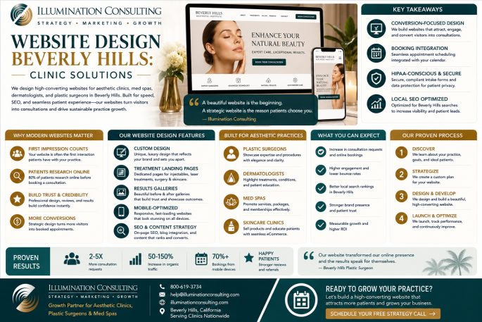Website Design Beverly Hills Clinic Solutions