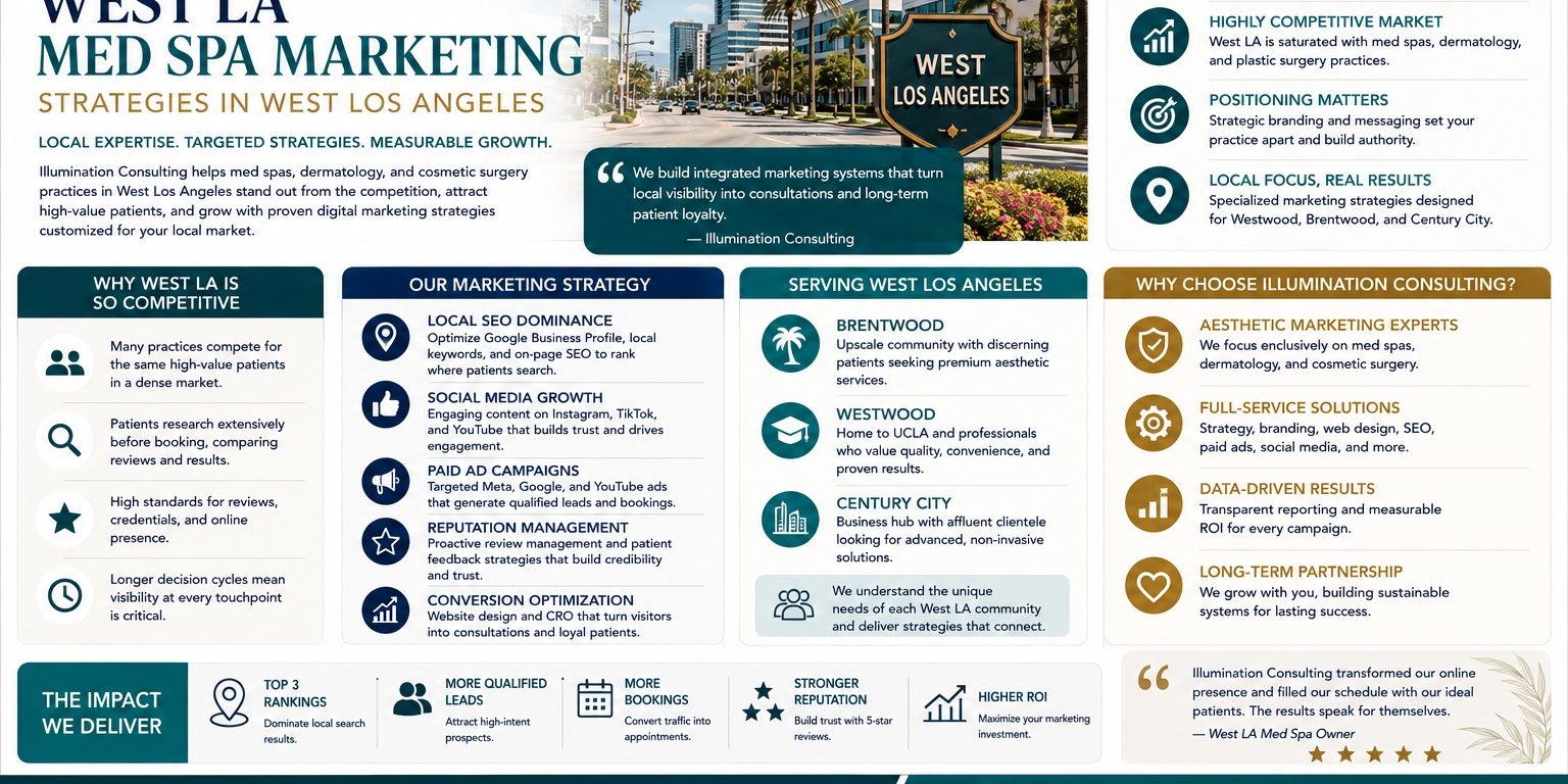 West LA Med Spa Marketing Strategies in West Los Angeles West LA Med Spa Marketing Strategies in West Los Angeles