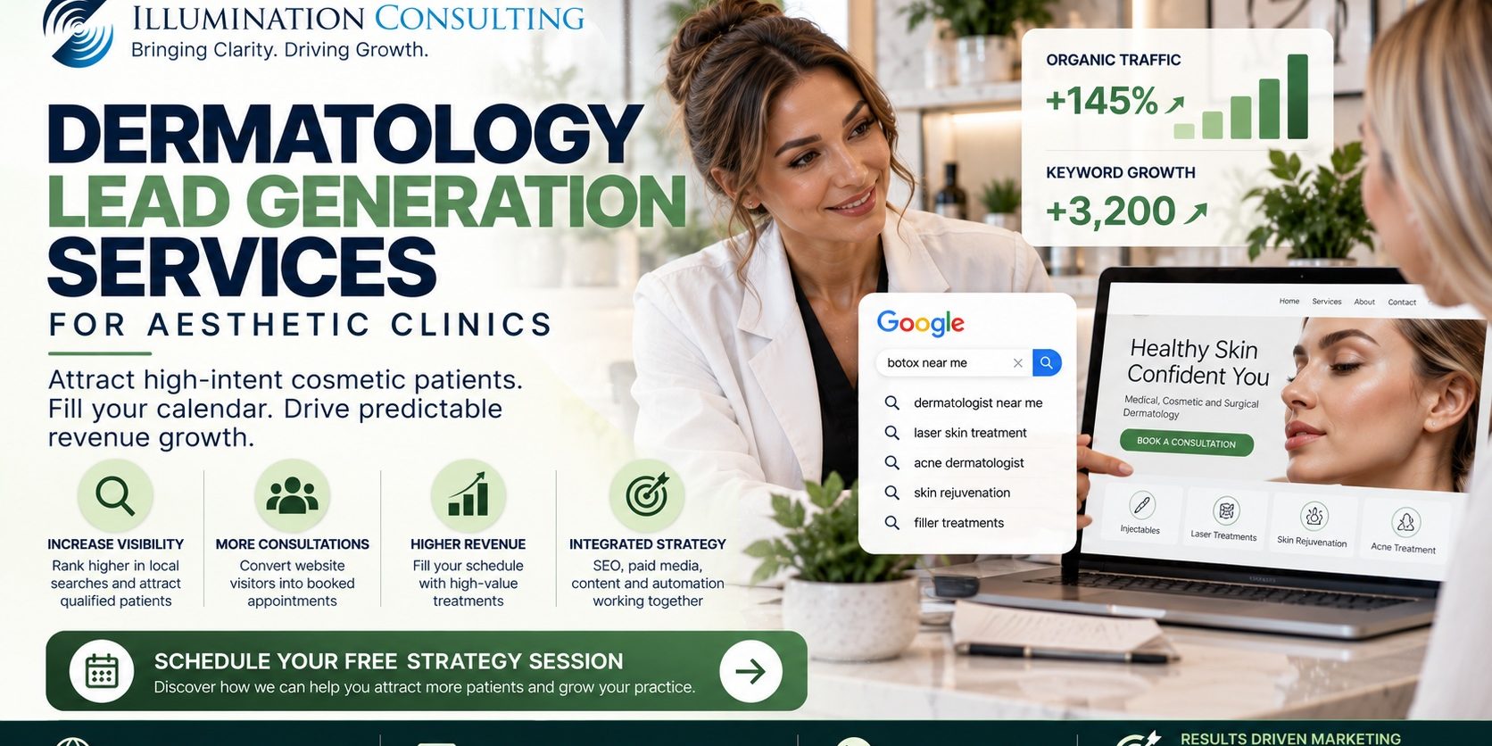 Dermatology Lead Generation Services for Aesthetic Clinics