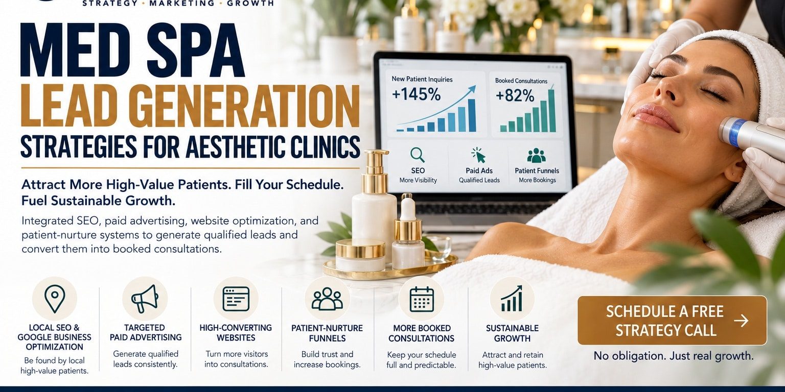 Med Spa Lead Generation Strategies for Aesthetic Clinics