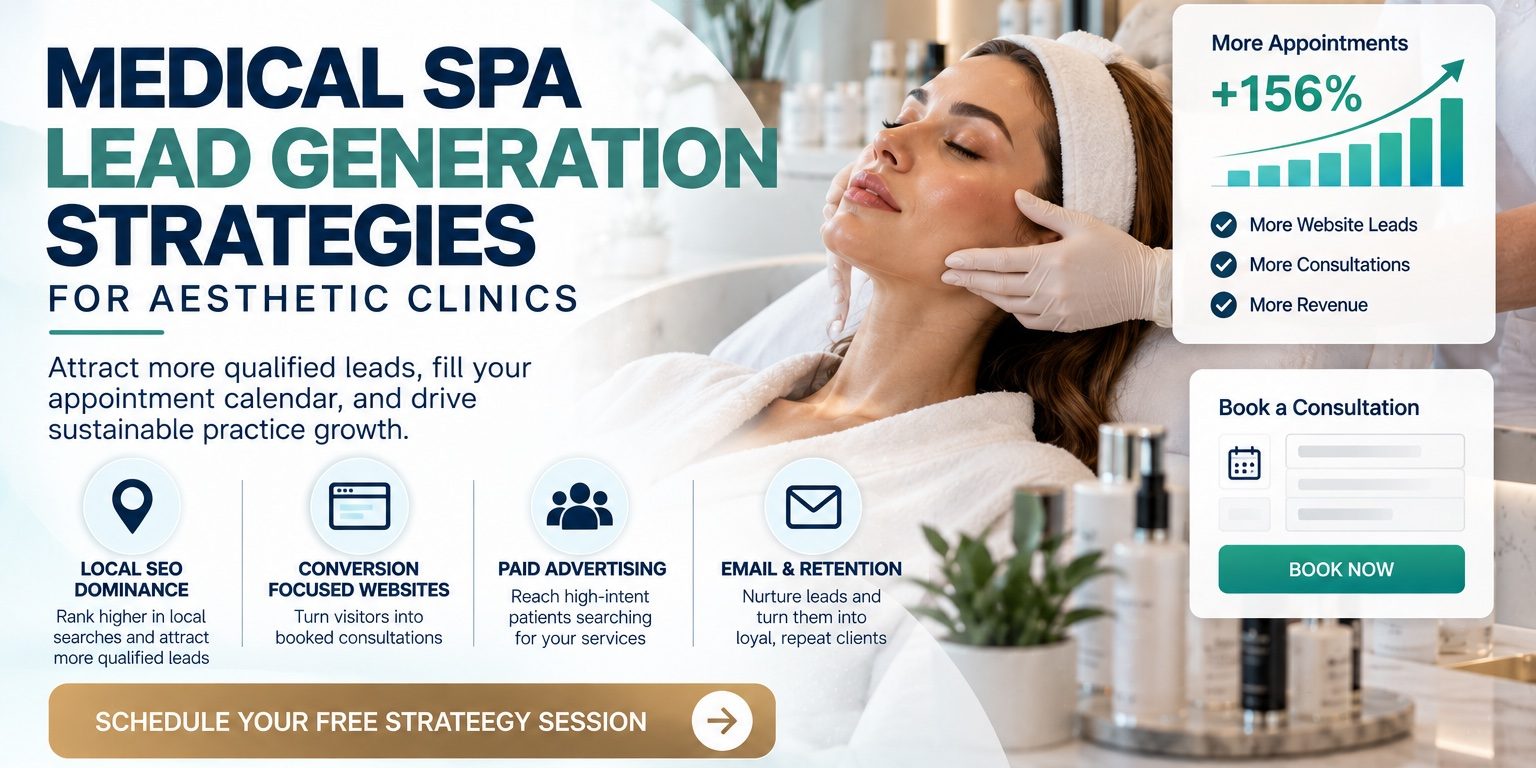 Medical Spa Lead Generation Strategies in Aesthetic Clinics